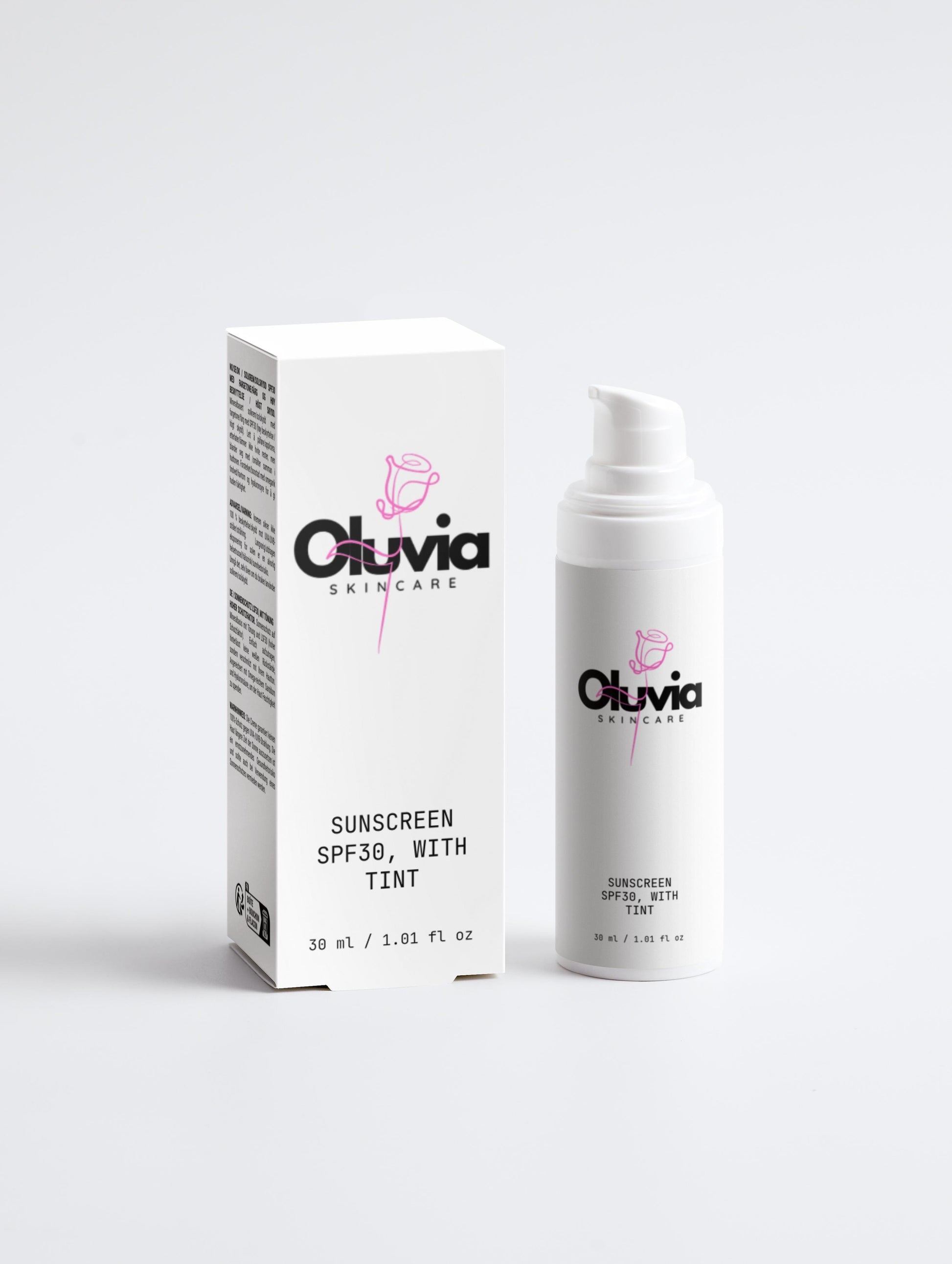 Sunscreen SPF30, with tint